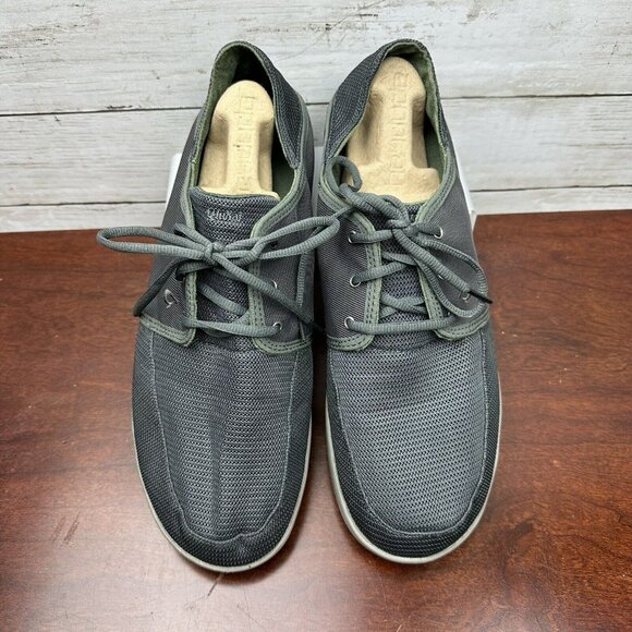 OluKai Men's Nohea Lace Mesh Boat Shoes Casual Beach Travel Size 13 46 Gray EUC - Picture 4 of 8
